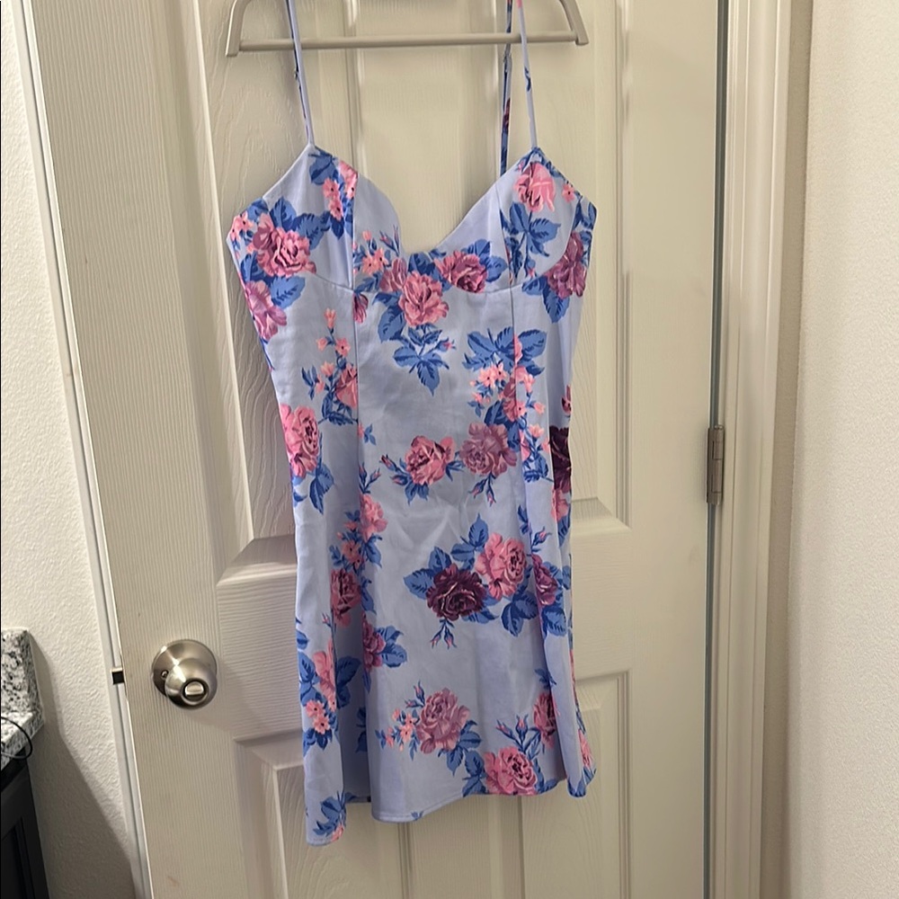 Floral Spaghetti Strap Dress